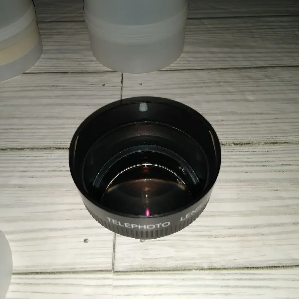 Camera Lenses Wide Angle Lens & Telephoto Lens Made In Japan Read*